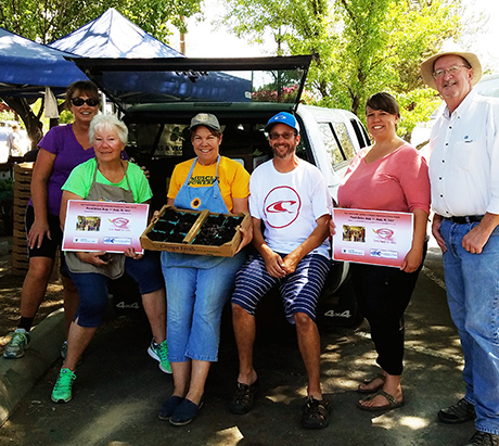 The 2017 food drive raised 2,722 pounds of food for local food pantries in 2017, including 1,346 pounds of fresh produce.