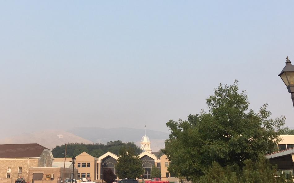 Air quality in Carson City reached the 'unhealthy' level Monday morning, according to the Air Quality Index.