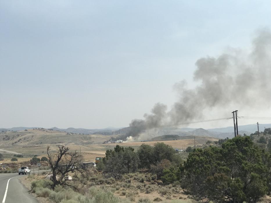 This is the second fire in just over two weeks at the Carson City landfill.