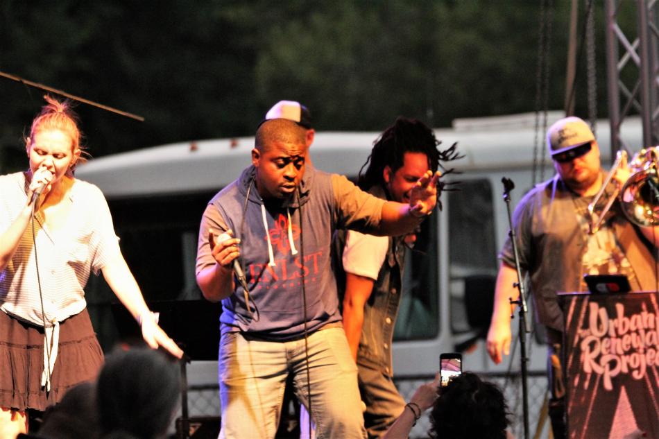 Photos by Brett Fisher. Urban Renewal Project performs Saturday night at the BAC.