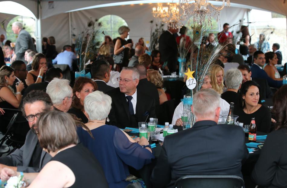 Guests enjoy the Western Nevada College Foundation’s Reach for the Stars Gala at Jack C. Davis Observatory in Carson City on Sat