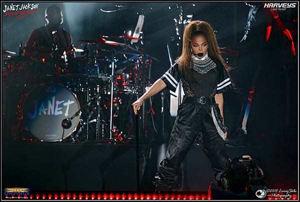 Janet Jackson performs to a sold-out audience Aug. 10, 2018, at the Lake Tahoe Outdoor Arena. Tahoe Onstage photo by Larry Sabo