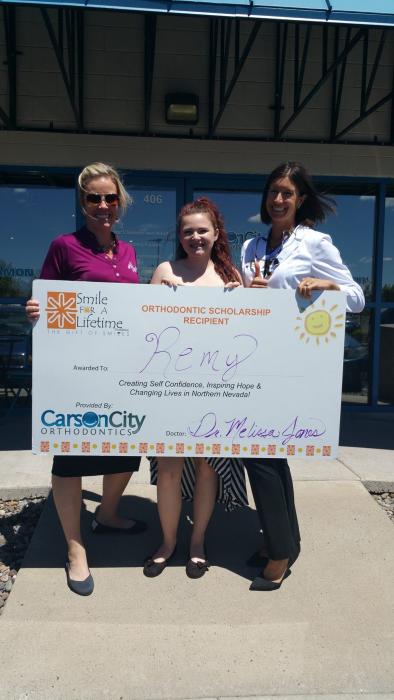 Kids and teens that receive the scholarship are asked to give back to the community.
