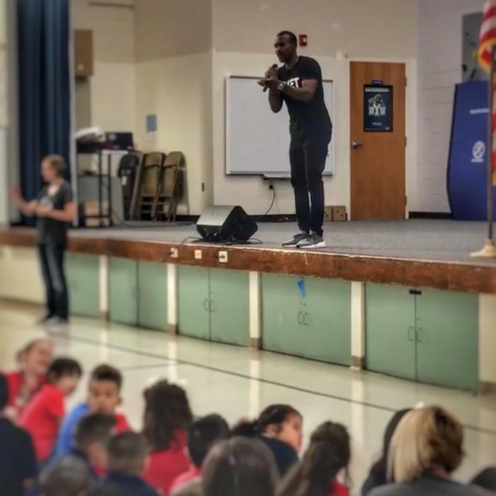 Finding the positive, C.J. Luckey kicks off the first day of school with the power of 'Yet.