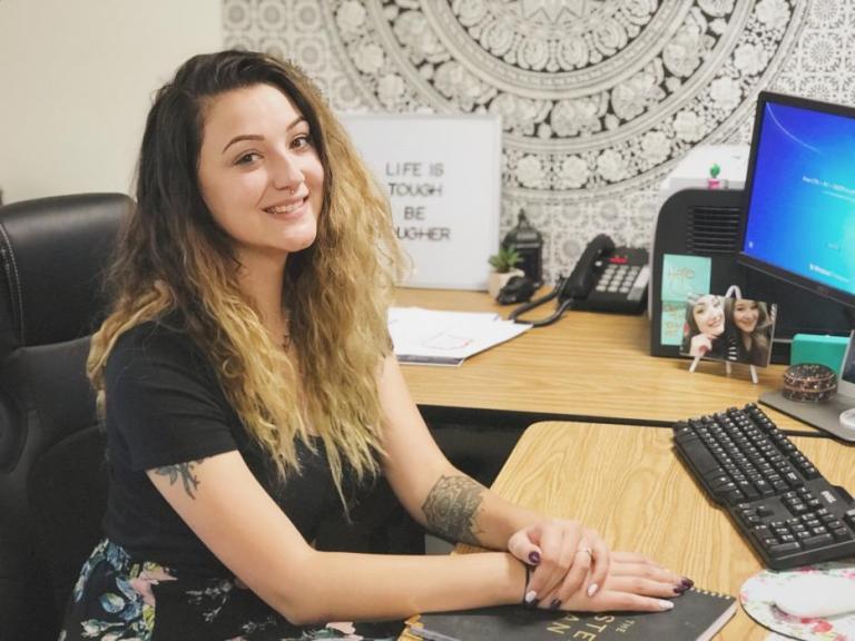 Pioneer High School's JAG instructor Chyanne Corley teaches life skills to her students, from careers to emotional well-being.
