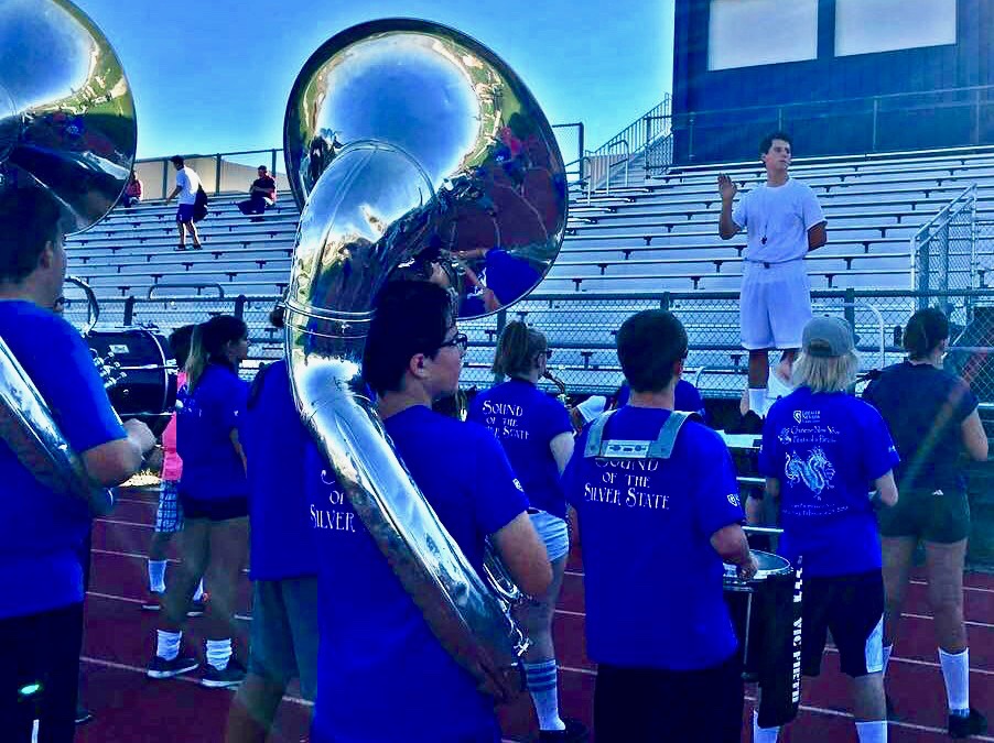 CHS Blue Thunder Band. Photo by Paula Doty.