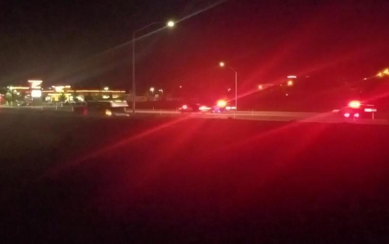 The RV is seen here running the red light south of Spooner Junction in Carson City. Photo by Amber-Rose Aparicio