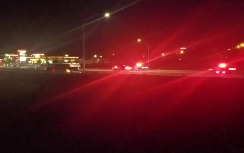 The RV is seen here running the red light south of Spooner Junction in Carson City. Photo by Amber-Rose Aparicio