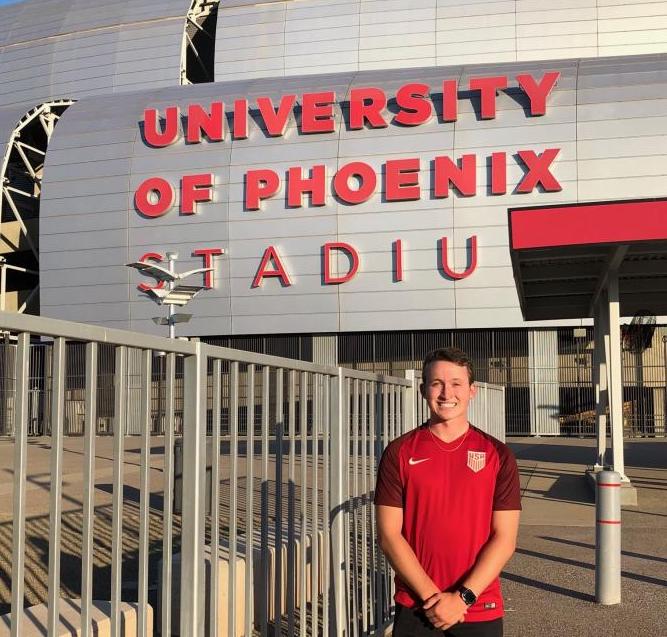 SLHS 2017 grad Ryan Salerno is now a Guest Services team member of the Arizona Cardinals.
