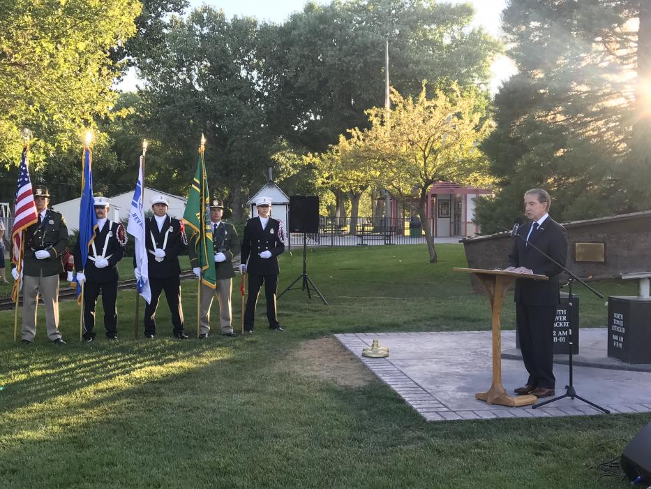 Mayor Bob Crowell asks Carson City residents to keep the memory of those lost, alive.