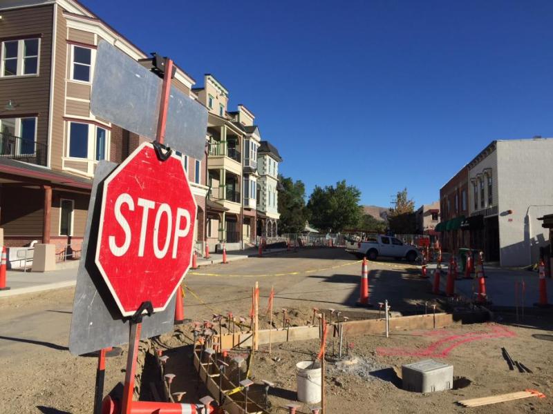The Curry Street project will be ready in time for the Nevada Day parade.