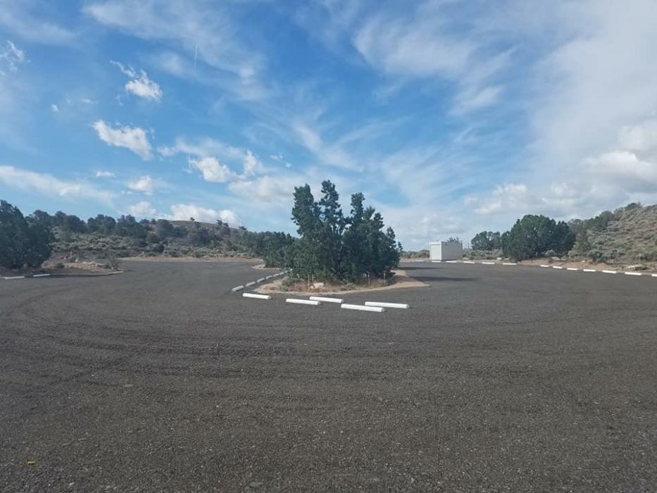 The new parking lot at the disc golf course. Photo by the Eagle Valley Disc Golf Association