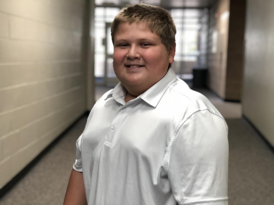 Tyler Fratis 11-year-old CMS 6th grade science student.