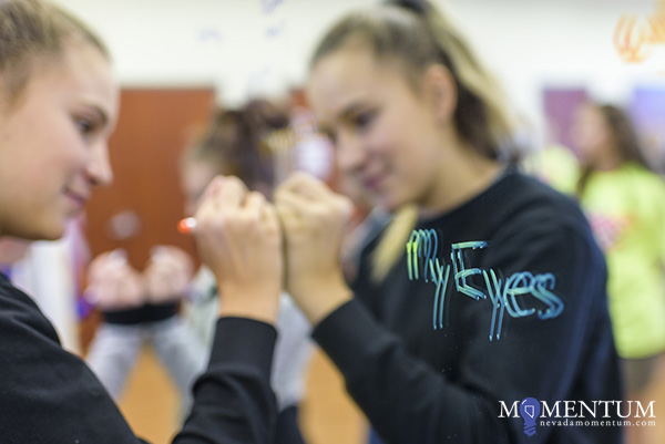 Shakara Connolly, 13, attends Partnership Douglas County's Empower Youth seminar. Photo by Candice Vivien, Nevada Momentum
