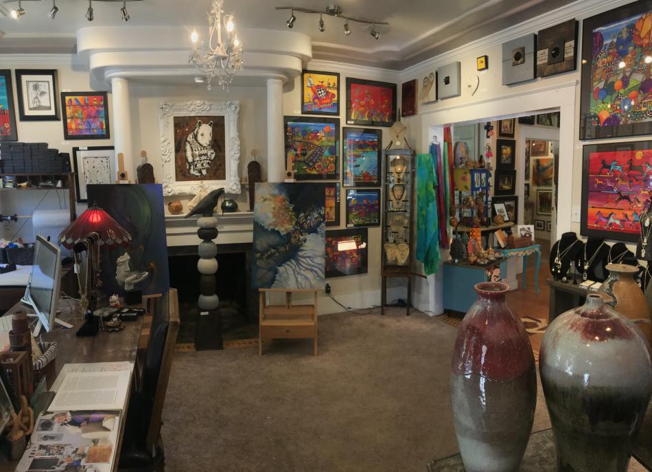 The gallery is located at 405 North Nevada Street.