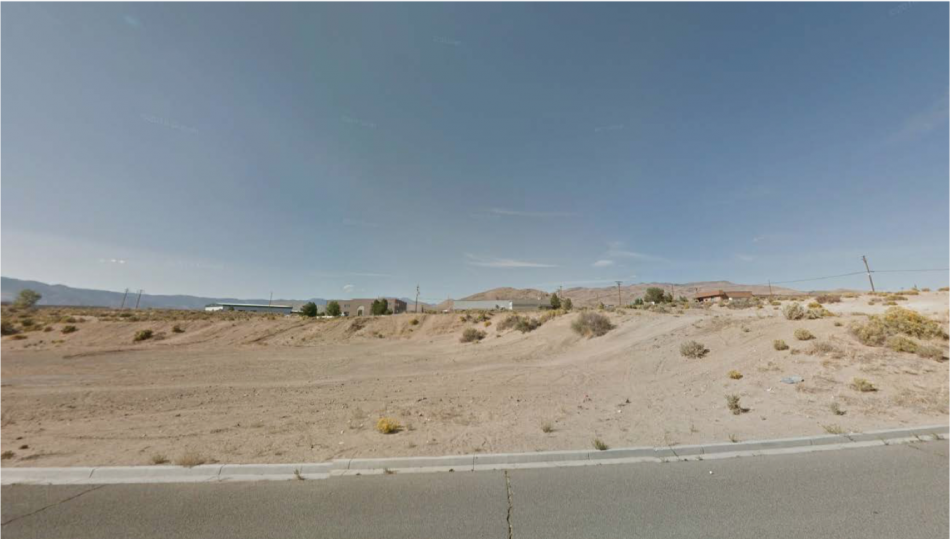 Street view of the proposed location.