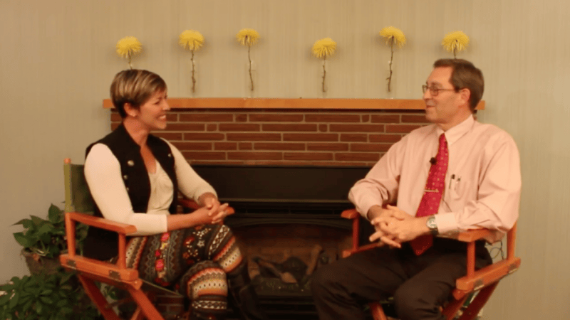 It's Your City host Cortney Bloomer and Carson City School District Supt. Richard Stokes.