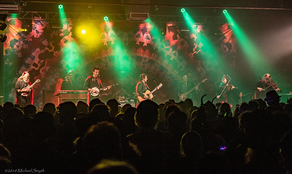 Railroad Earth is a different kind of horn section of opening night of the Hangtown Music Festival. Photo by Michael Smyth