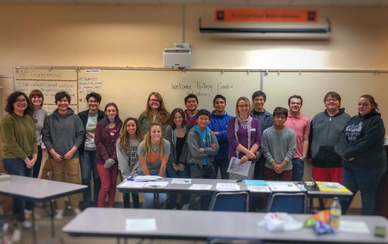 The students will volunteer at the Carson City Community Center and Courthouse throughout the day.