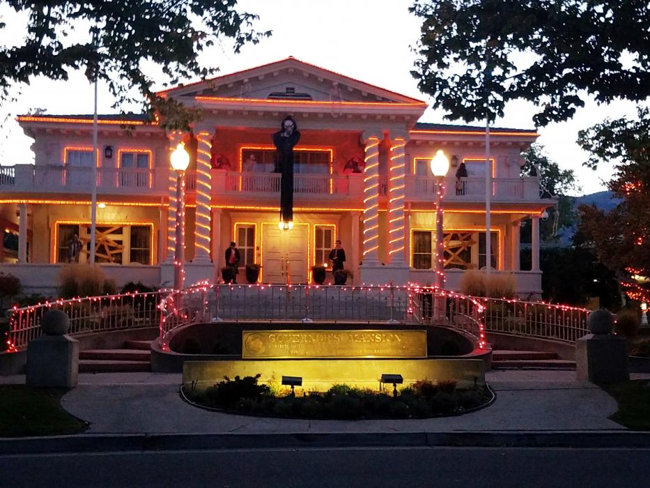 Events throughout downtown Carson City today and at the Governor's Mansion. Photo by Brett Fisher