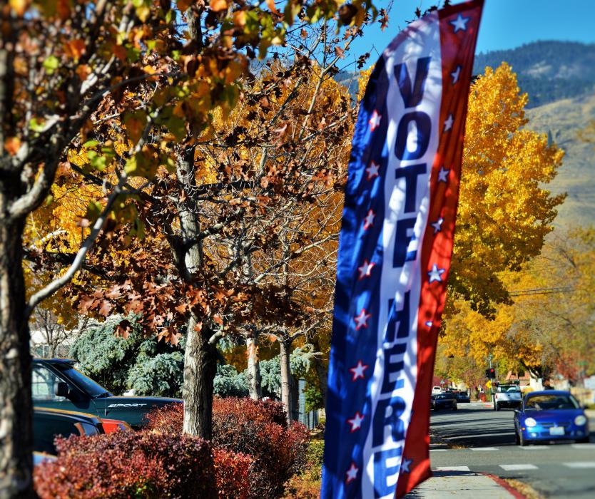Polls close at 7 p.m. Photo by Brett Fisher