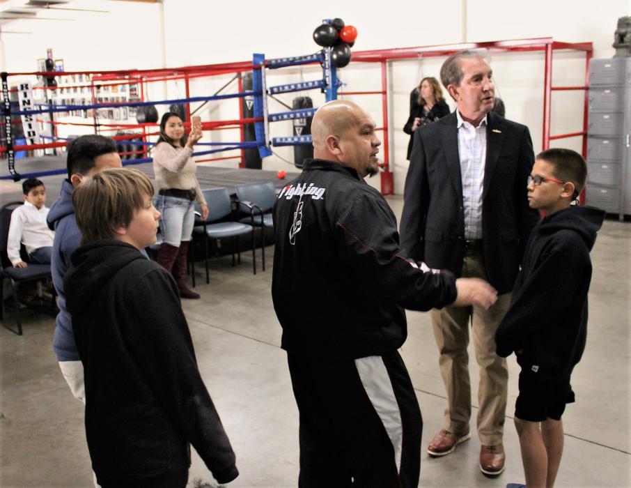 Cisco Rodriguez talks about the features inside of the competitive training gym.