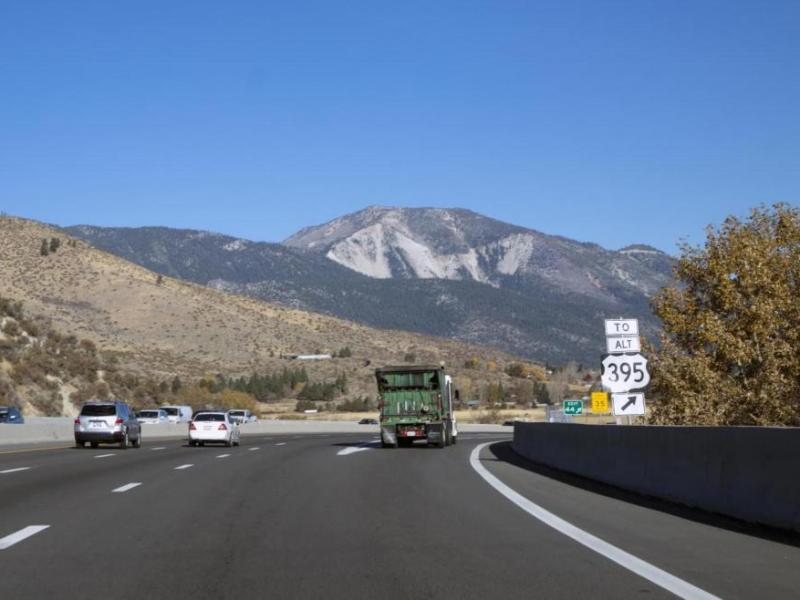 The closure includes all on and off-ramps and frontage roads in the north Carson and Washoe Valley area.