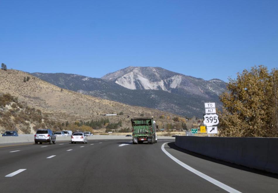 The closure includes all on and off-ramps and frontage roads in the north Carson and Washoe Valley area.