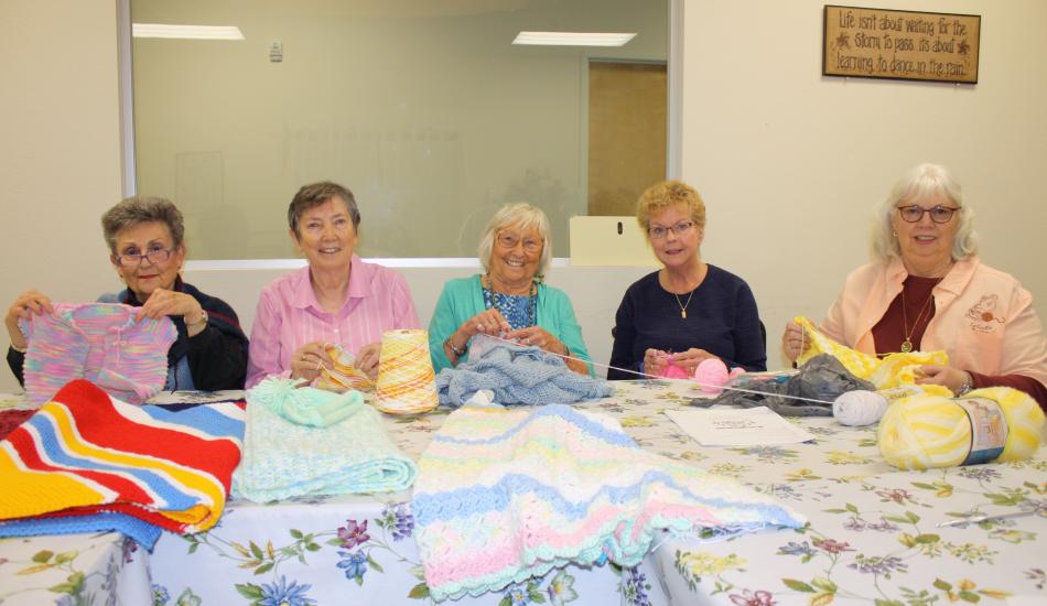 From left, La-Tea-Da members Barbara LeBlanc, Isobel Streenan, Margareta Sipma, Galeyn Molhar and Lee Ensminger.
