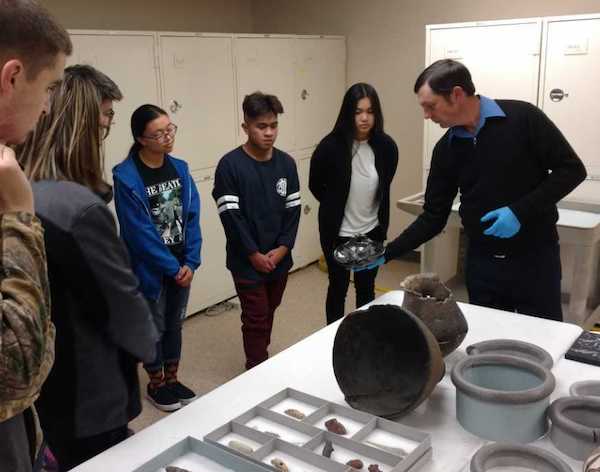AP Art History field trip to Nevada State Museum.