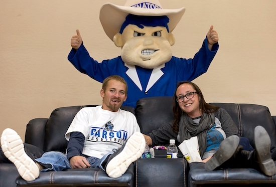 CHS Best Seat in the House Carson Cardinal and Johanna Davis. Photo by Melissa Faith, Knight Faith Photography.