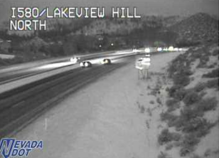 NDOT photo of Lakeview Hill at around 6:40 a.m.