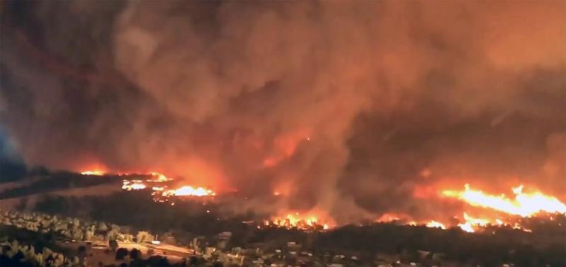 College of Science physics professor Neil Lareau documented this atmospheric phenomenon, a firenado, at the Carr Fire.