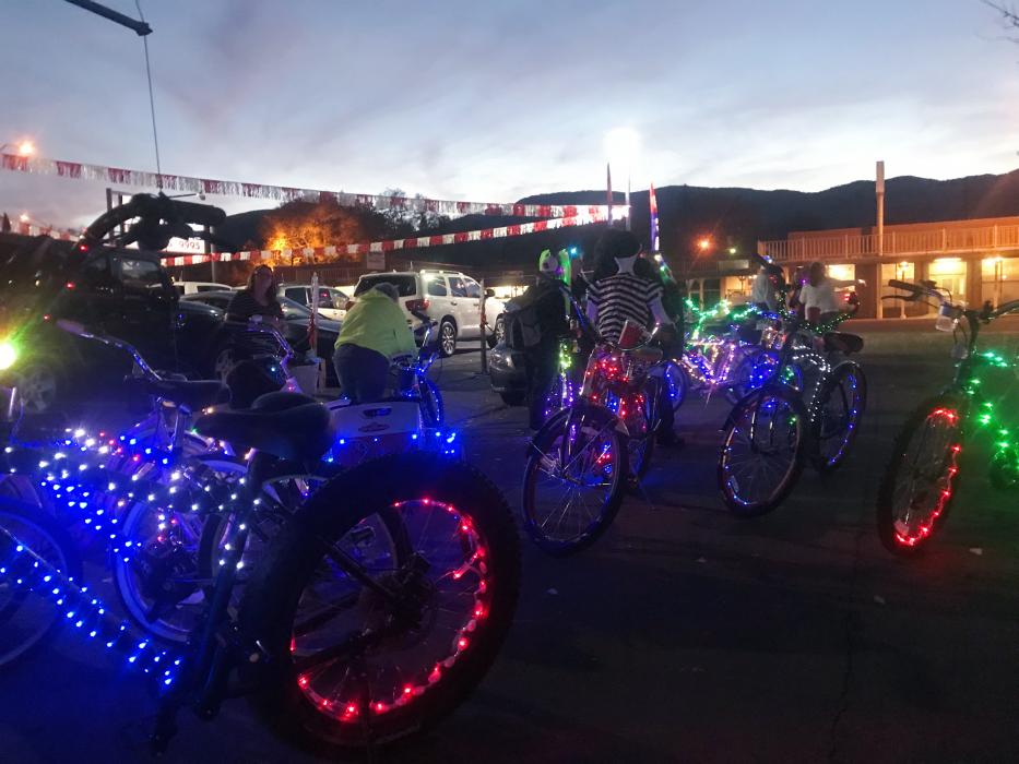 Carson City's October Blinky Man ride. Photo by Kelsey Penrose.