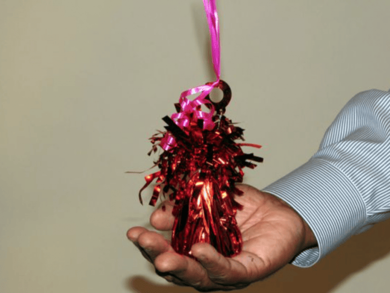 Myler balloons that come into contact with power lines can cause outages. Photo by Edison International