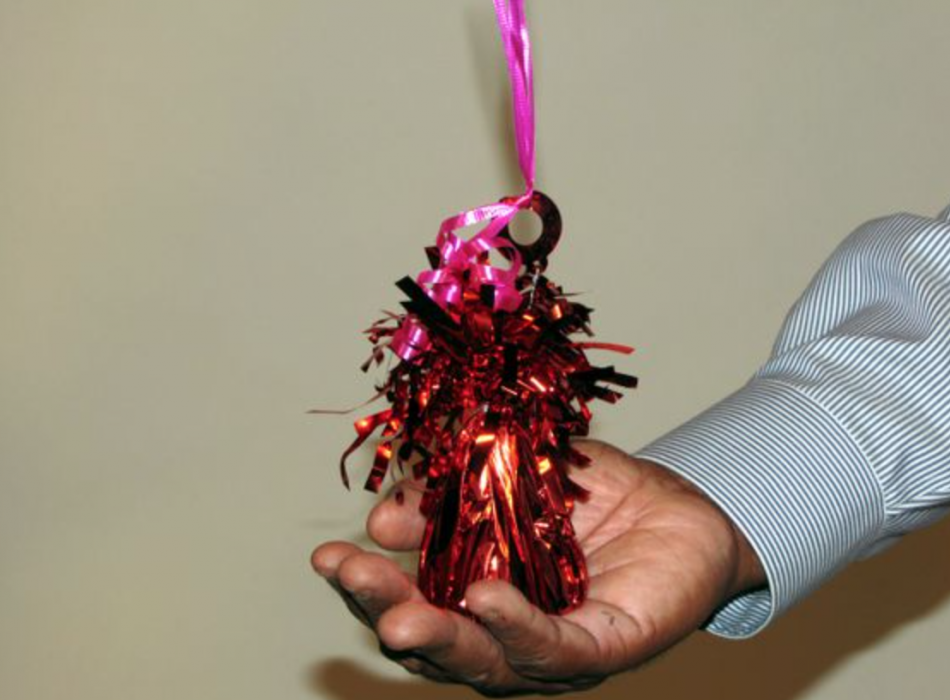 Myler balloons that come into contact with power lines can cause outages. Photo by Edison International