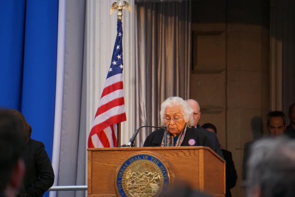 Reverend Deacon Reynelda James, Elder from Pyramid Paiute Tribe