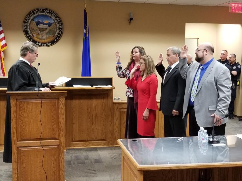 On Monday, CCSD board members took their oaths of office and were sworn in as elected city officials.