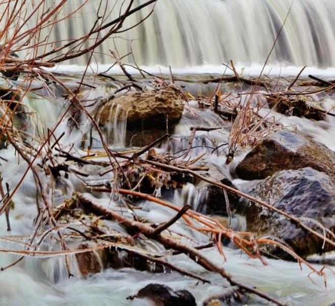 Mexican Dam on the Carson River. Photography by Edward Howell