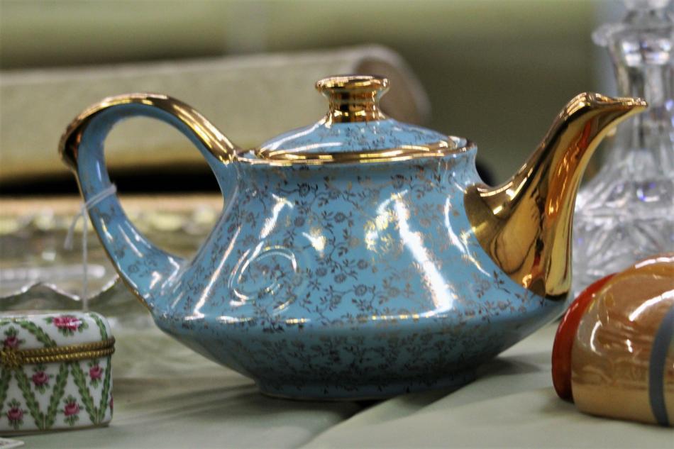 Antique teapot.