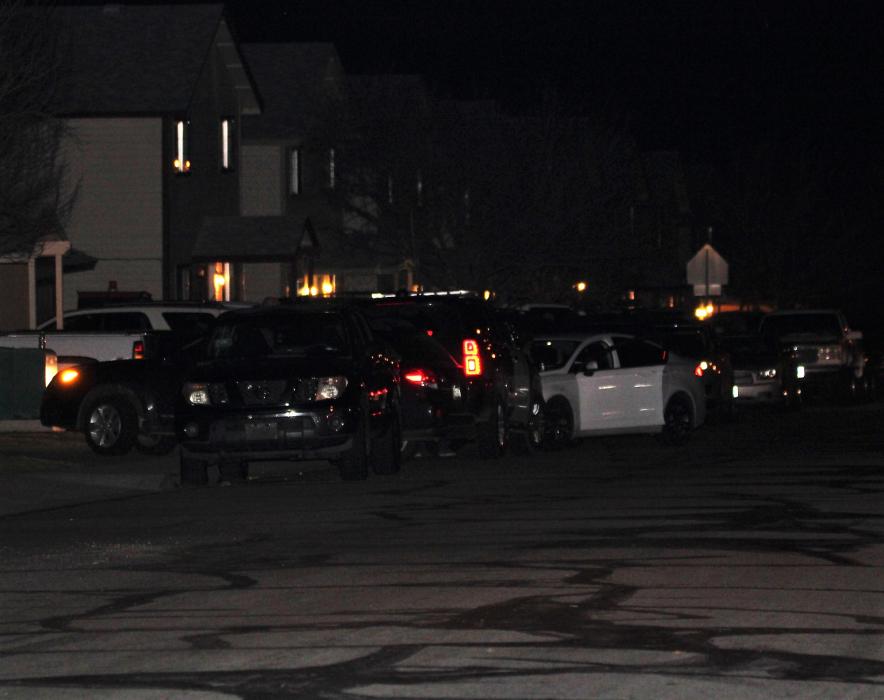 Photo by Brett Fisher. Law enforcement activity on Woodside Drive in Carson City.