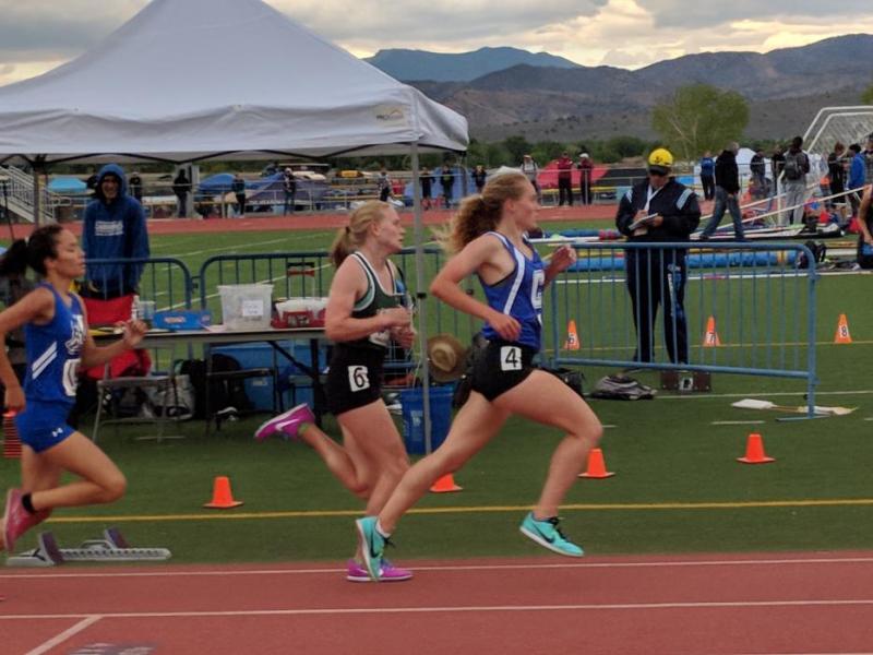 Abby Pradere 1600 Meter State Champion.