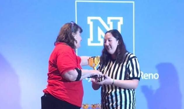 Nanami Duncan, a CHS junior, received the Outstanding Volunteer award.