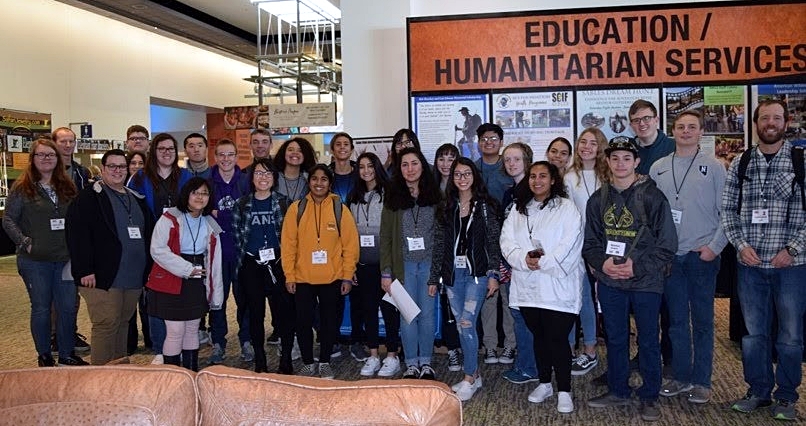 CHS students attending the SCI Foundation Field trip 3.