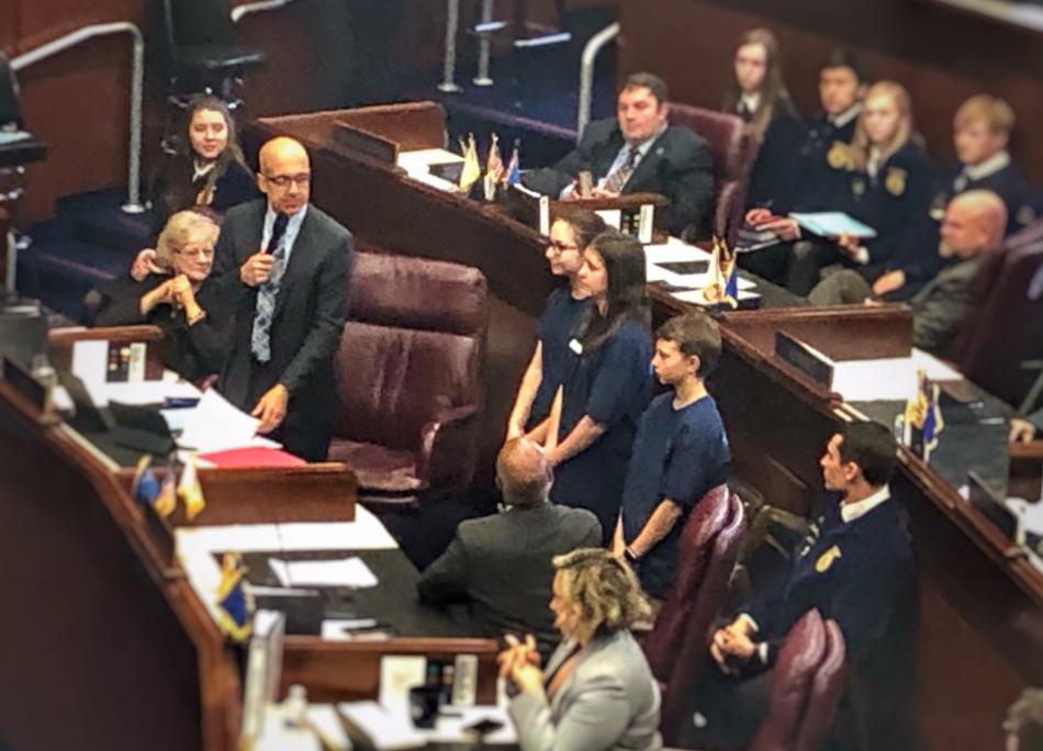Nevada Legislative lawmakers were introduced to the Carson City students Thursday.