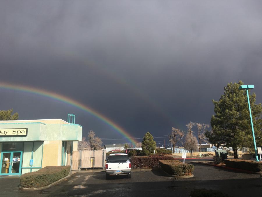 Double Rainbow in Gardnerville