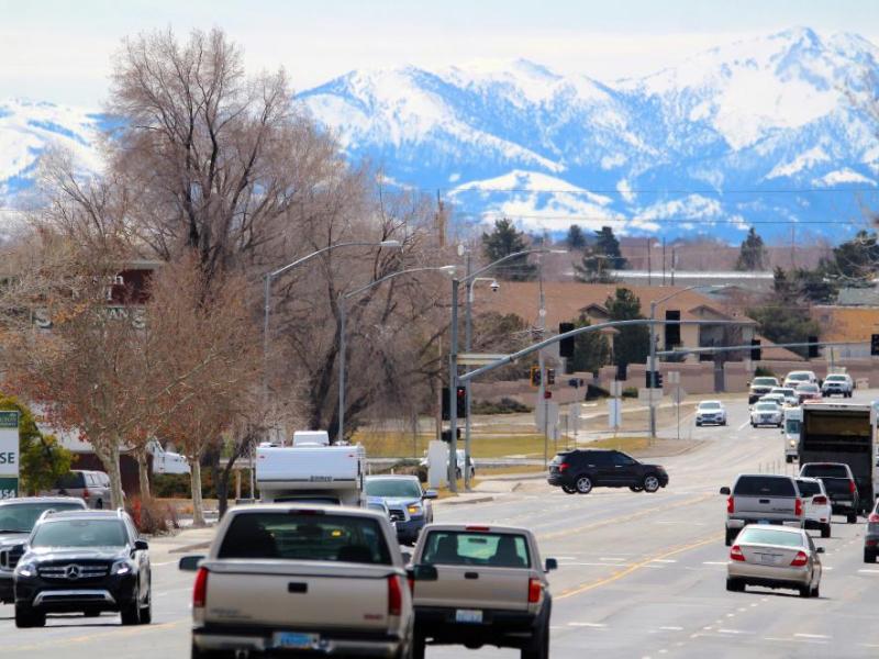 Photo by Brett Fisher. South Carson Street looking south toward Stewart and Fairview.
