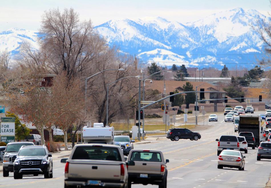 Photo by Brett Fisher. South Carson Street looking south toward Stewart and Fairview.