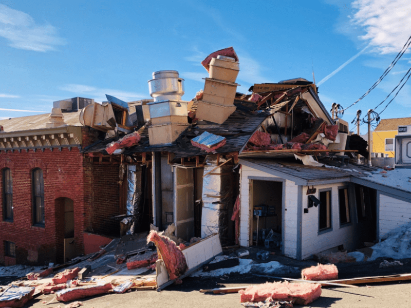 Storey County fire officials are investigating an explosion Tuesday morning at the Delta Saloon in Virginia City.