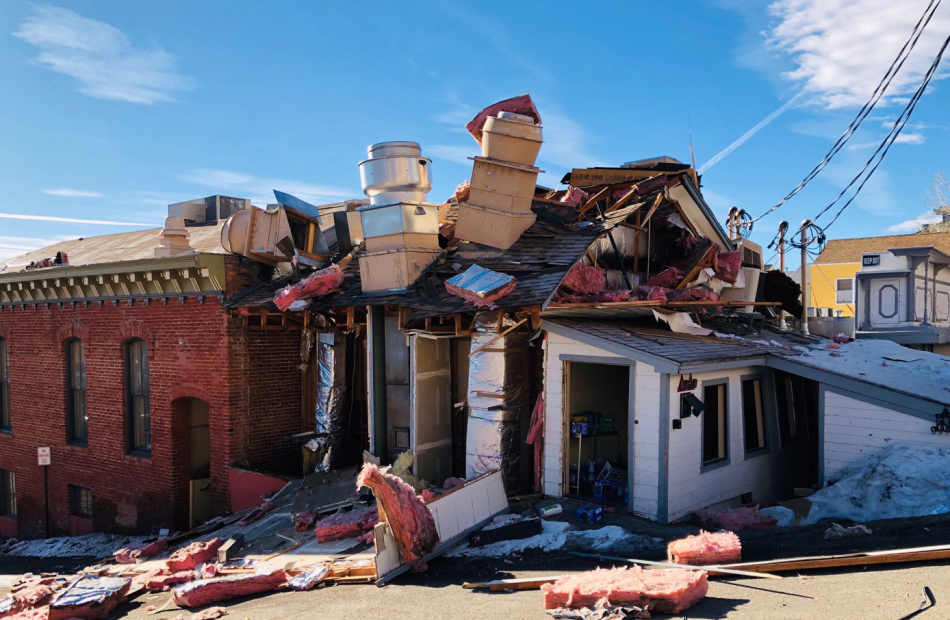 Storey County fire officials are investigating an explosion Tuesday morning at the Delta Saloon in Virginia City.